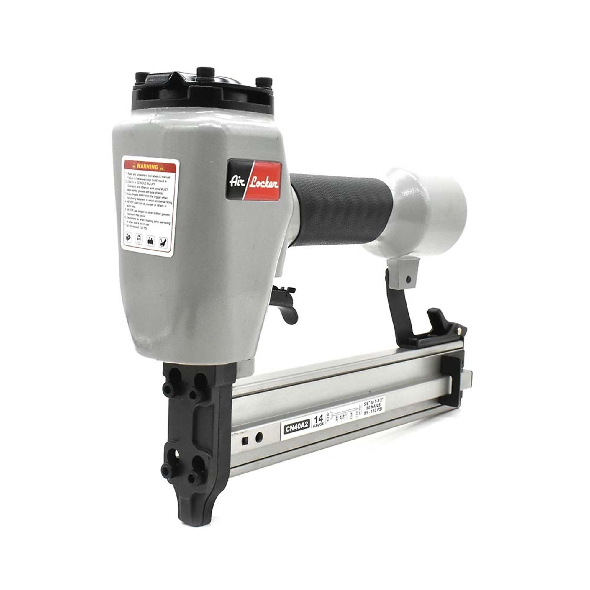 Air Locker CN40A2 14 Gauge Heavy-Duty Compact Concrete Nailer - 5/8 Inch To 1-1/2 Inch